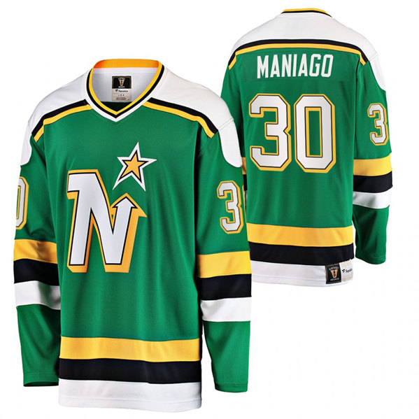 Men's Green Minnesota North Stars Custom Stitched Jersey